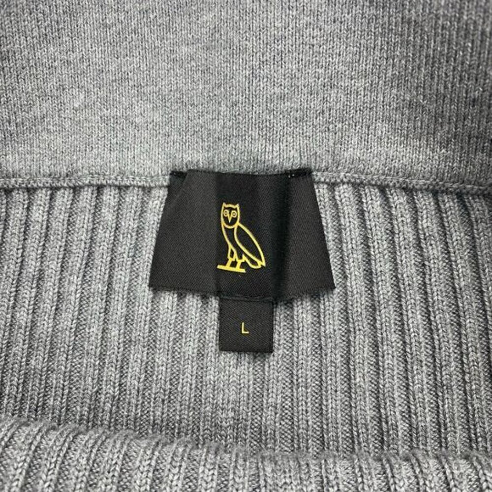 OVO October's Very Own Womens Ribbed Knit Biker Shorts Sz Large Gray - Picture 4 of 6